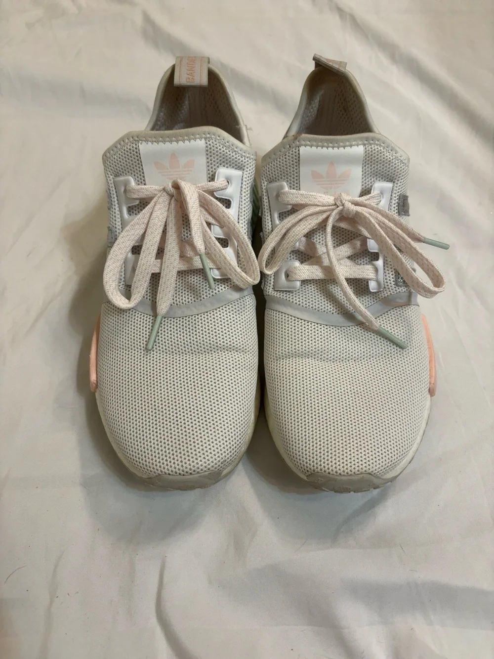 Adidas NMD_R1 “Grunge Pack” EG6869 Cloud White/Ice Mint/Icey Pink Women’s Size 9